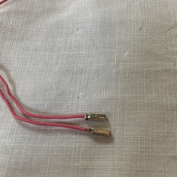 Pandora Pink Cord Adjustable Necklace with 5 Pink Charms - Picture 4 of 4